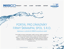 Tablet Screenshot of nibco.cz